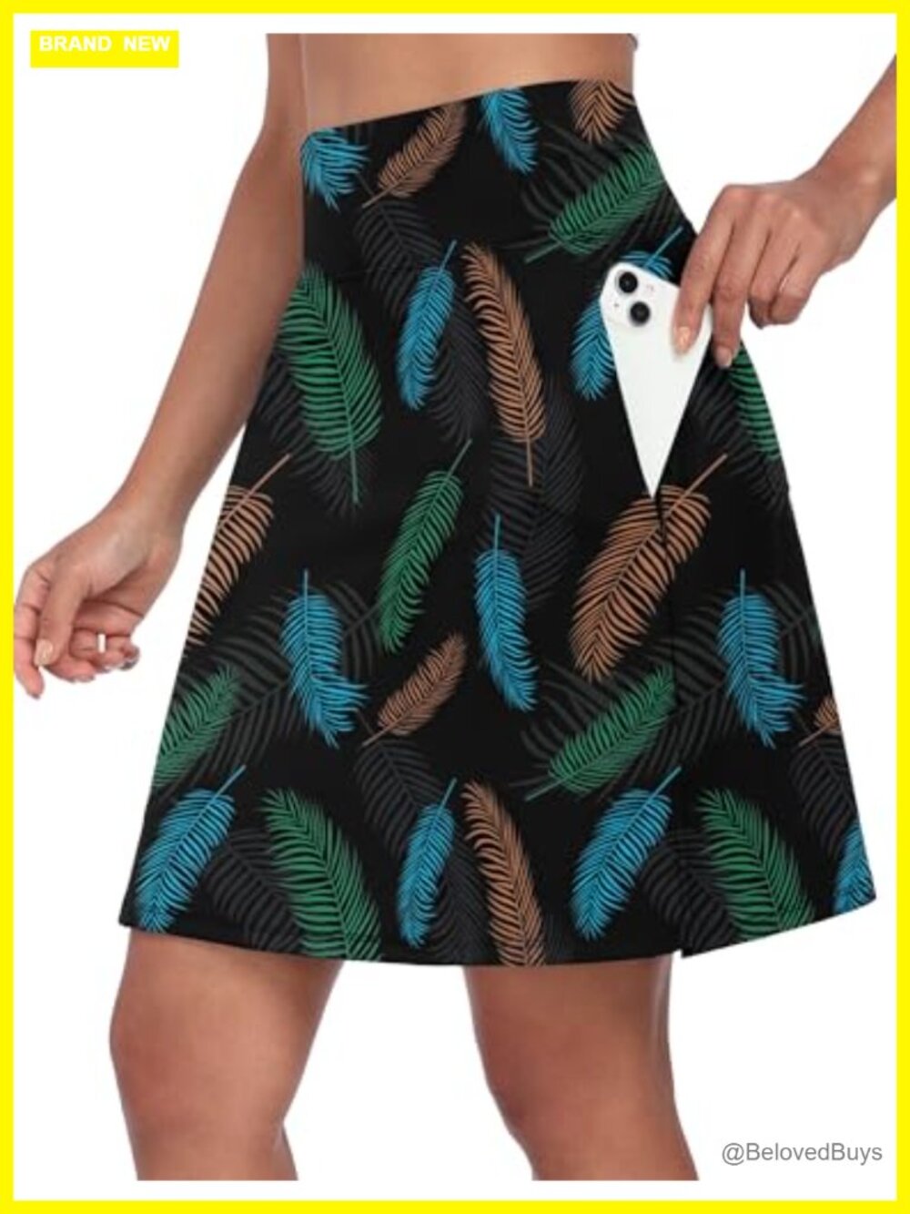 20" Knee Length Skort for Women Tennis Golf with Pockets